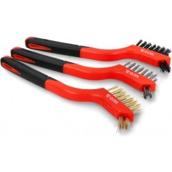 Sett med 3 rensebørster