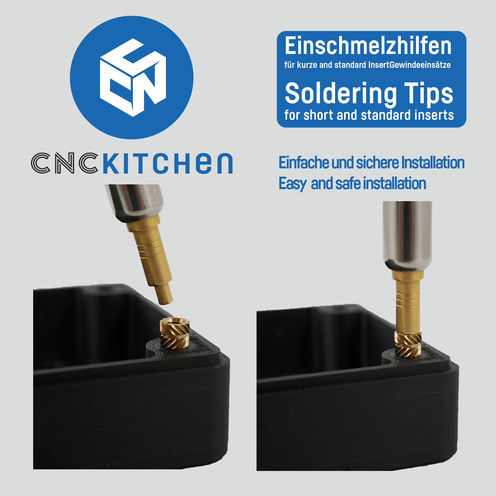 Gjengeinnsats for plast - M1.6 x 2.5mm, 100stk - Bild 6