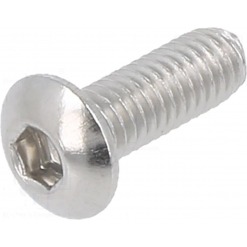 Maskinskrue - ISO 7380-1,  A2, M3 x 10mm, unbrako