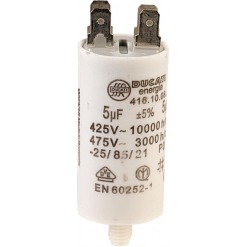 Kondensator - drift, 5uF, 475V, kabelsko, boltfeste