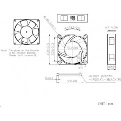 Alternativ syn på Vifte, 12V, 40 x 10mm, MagLev, 5800rpm