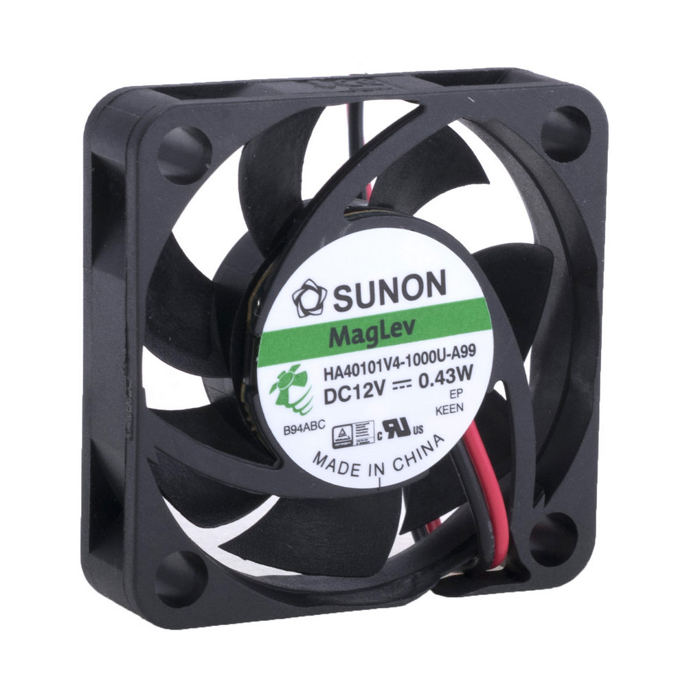 Vifte, 12V, 40 x 10mm, MagLev, 5000rpm