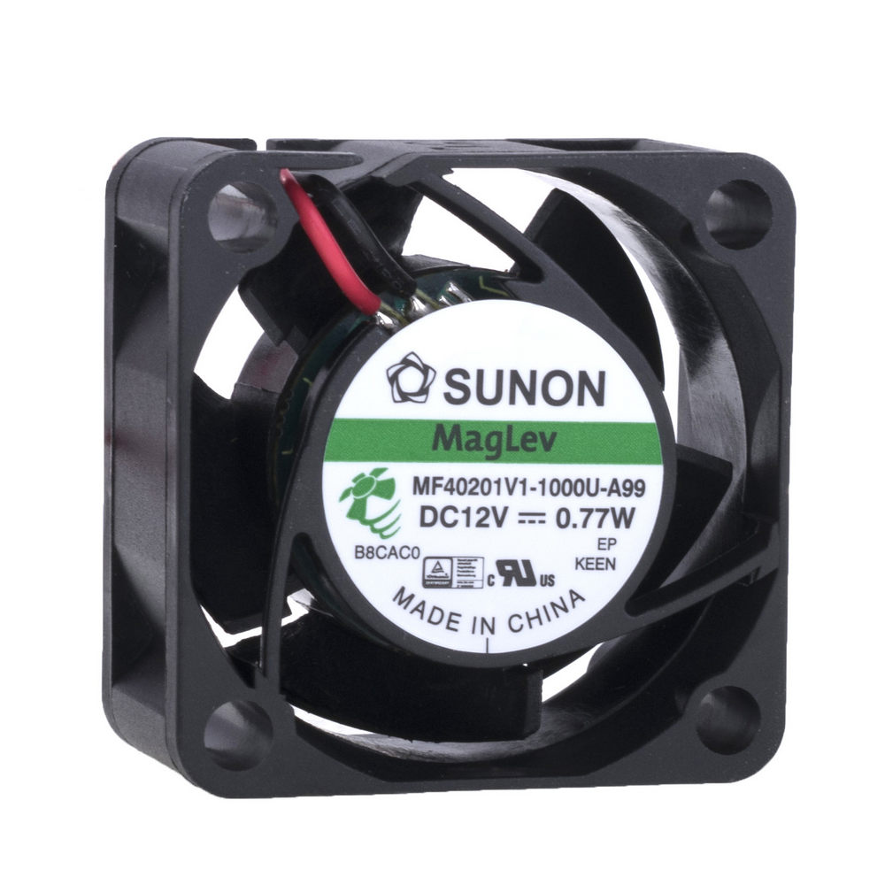 Vifte, 12V, 40 x 20mm, MagLev, 7000rpm