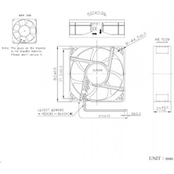 Alternativ syn på Vifte, 12V, 80 x 25mm, MagLev, 2000rpm