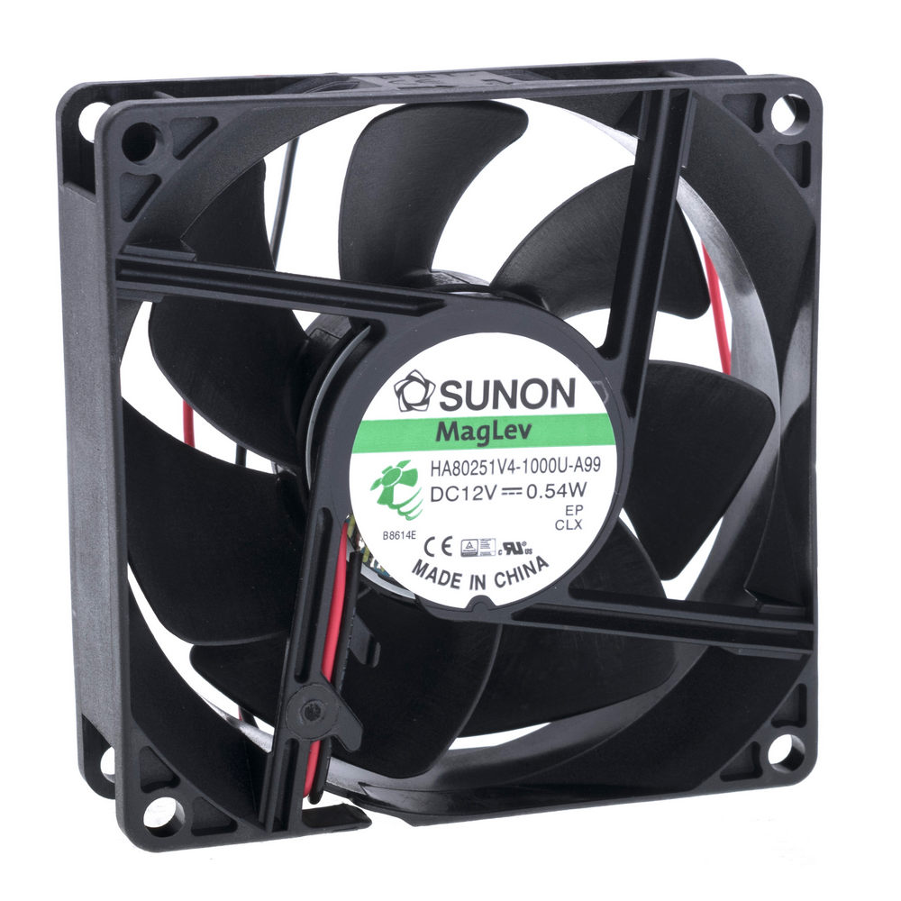 Vifte, 12V, 80 x 25mm, MagLev, 2000rpm