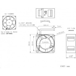 Alternativ syn på Vifte, 24V, 40 x 20mm, MagLev, 8000rpm