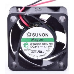 Vifte, 24V, 40 x 20mm, MagLev, 8000rpm