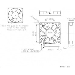 Alternativ syn på Vifte, 24V, 60 x 15mm, MagLev, 3900rpm