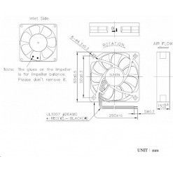 Alternativ syn på Vifte, 12V, 60 x 15mm, MagLev, 4700rpm