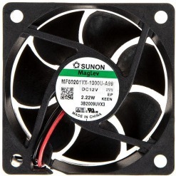 Vifte, 12V, 60 x 20mm, MagLev, 5700rpm