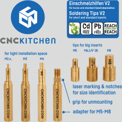 Loddespisser til gjengeinnsatser, T900 / Hakko