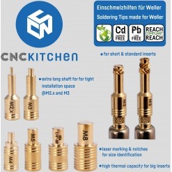 Loddespisser til gjengeinnsatser, Weller PT/ET