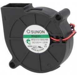 Vifte, 12V, 50 x 15mm, Radial, MagLev, 5200rpm