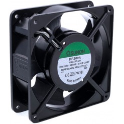 Vifte, 230V, 120mm x 38mm, Kulelager, 2850rpm, kabelsko