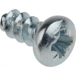 Skrue for vifte, 4.3mm x 10mm (4 stk)