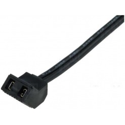 Ledning for 230V vifte, 1 meter, 45°