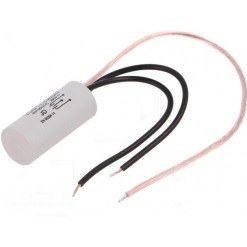 X1 + Y2 kondensator, 0.1uF + 2x2.7nF, 250V AC, 3 ledninger