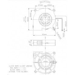 Alternativ syn på Vifte, 12V, 60 x 15mm, Radial, MagLev, 5200rpm