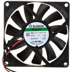 Vifte, 12V, 80 x 15mm, MagLev, 3000rpm