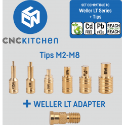 Loddespisser til gjengeinnsatser, Weller LT