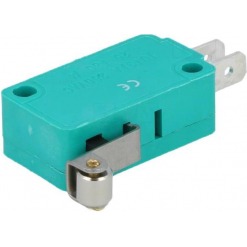 Trykkbryter mikro med arm (hjul), 10A / 250VAC