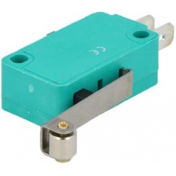 Trykkbryter mikro med arm (hjul), 10A / 250VAC