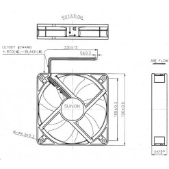 Alternativ syn på Vifte, 12V, 120 x 25mm, MagLev, 2700rpm