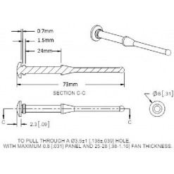 Alternativ syn på Støydempende montering for vifte #3 (4 stk)