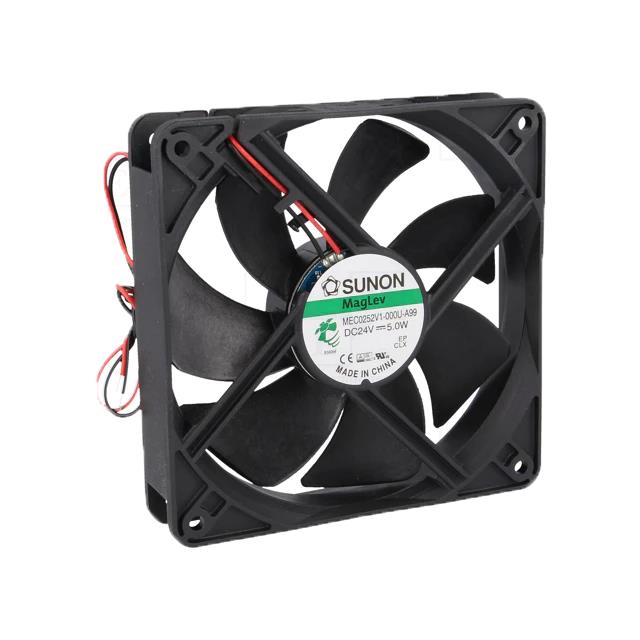 Vifte, 24V, 120 x 25mm, MagLev, 3100rpm