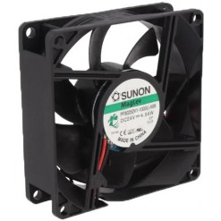 Vifte, 24V, 80 x 25mm, MagLev, 4800rpm