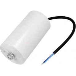 Kondensator - drift, 4uF, 475V, ledning, boltfeste