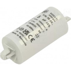 Kondensator - drift, 5uF, 475V, kabelsko, push-in