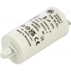 Kondensator - drift, 3uF, 475V, kabelsko, push-in