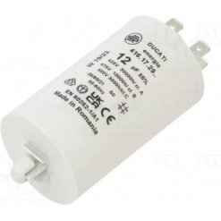 Kondensator - drift, 12uF, 500V, kabelsko, push-in