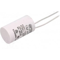 Kondensator - drift, 7.5uF, 475V, ledning