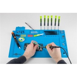 Silikon arbeidsmatte / loddematte, 450x300mm