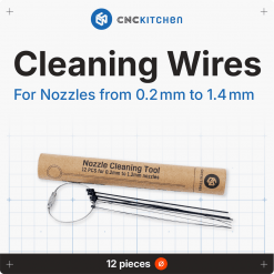 Rensewire-sett for 3D-print dyser