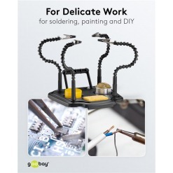 Alternativ syn på Tredje hånd - loddehjelper med fleksible armer