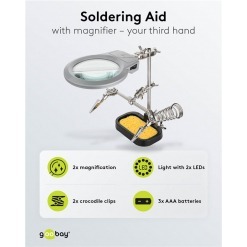 Alternativ syn på Tredje hånd - loddehjelper med forstørrelsesglass og lys