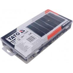 Krympeslangesett, 2:1, 100stk, svart, 100mm