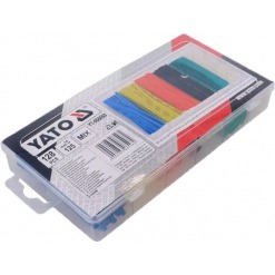 Krympeslangesett, 2:1, 128stk, farger, 80mm