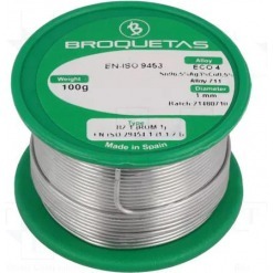 Loddetinn - blyfritt, 1mm, 100g, 3% sølv