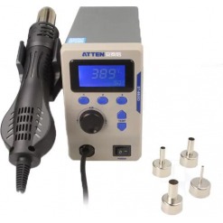 Alternativ syn på Varmluftsloddestasjon, digital, 100-500°C, 800W