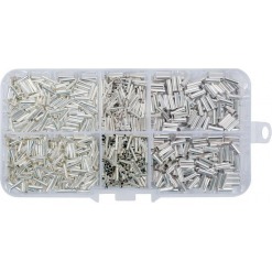 Endehylse-sett, 0.5mm2-2.5mm2, 1000stk, uisolert