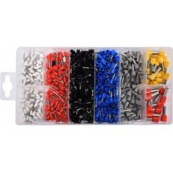 Endehylse-sett, 0.5mm2-10mm2, 685stk