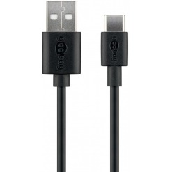 Kabel - USB A-C, 15W, 2m