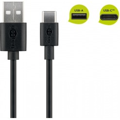 Alternativ syn på Kabel - USB A-C, 15W, 3m
