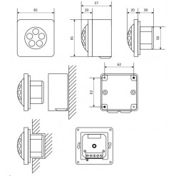 Alternativ syn på Hastighetsregulator for 1-fas motor, 2.5A