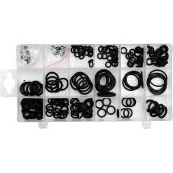 Sett med O-ringer, 225 stk (metrisk)