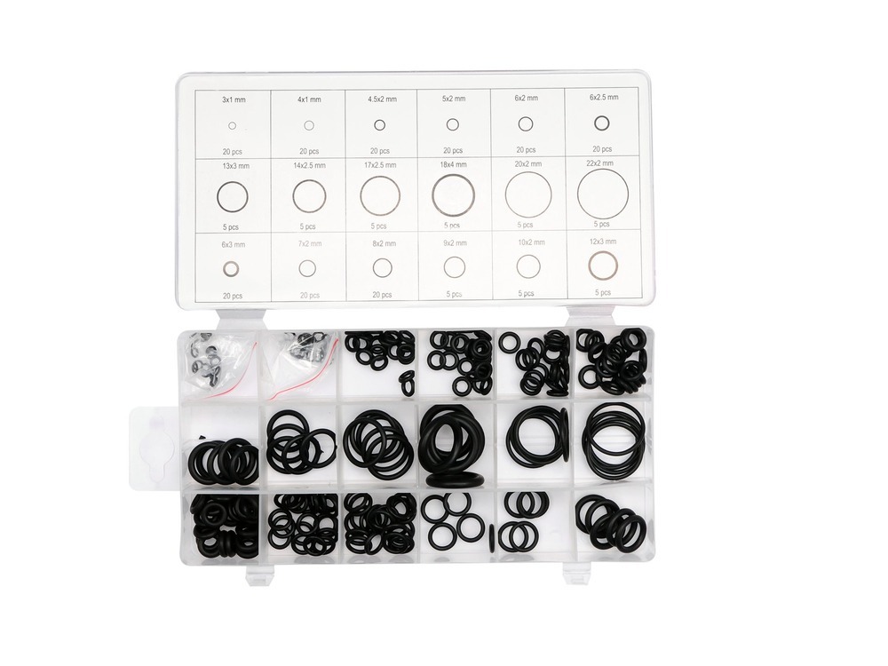 Sett med O-ringer, 225 stk (metrisk) - Bild 2